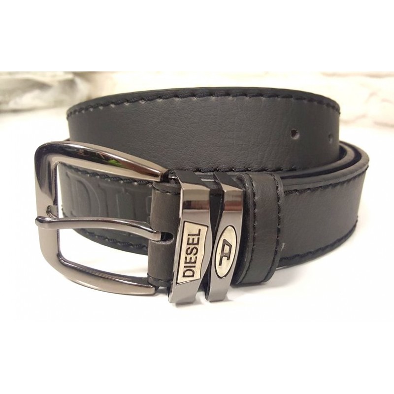 Колан Тока черен  естествена кожа